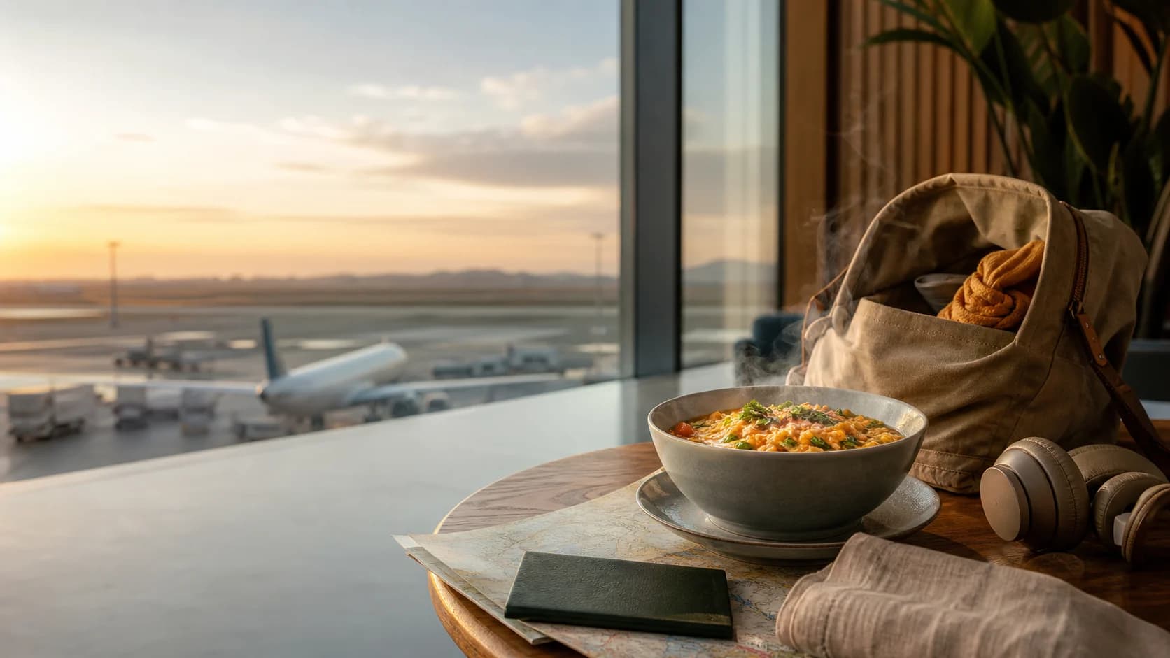 A simple RationWrap breakfast ritual while travelling