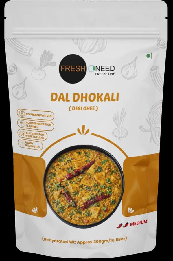 Gujarati Dal Dhokli (Desi Ghee)