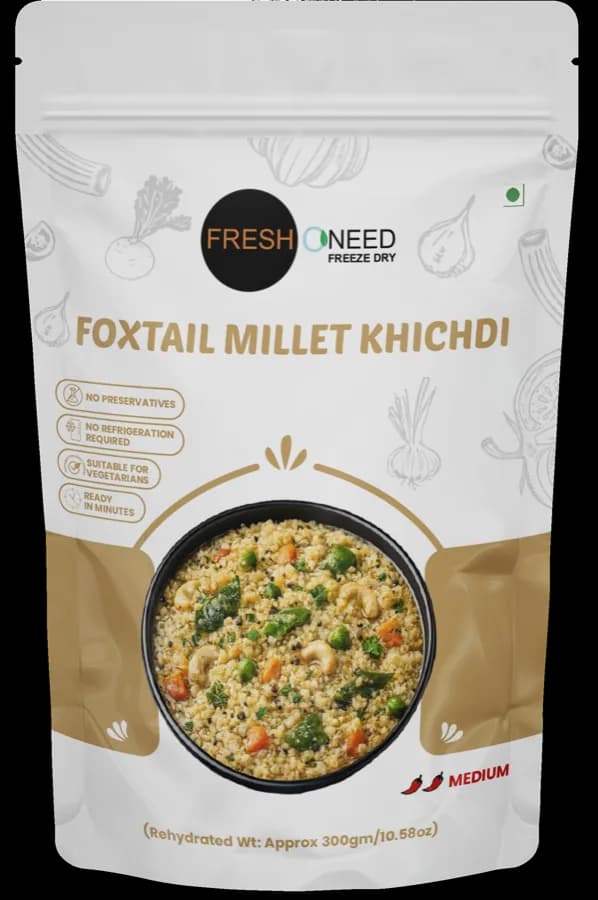 Foxtail millet khichdi