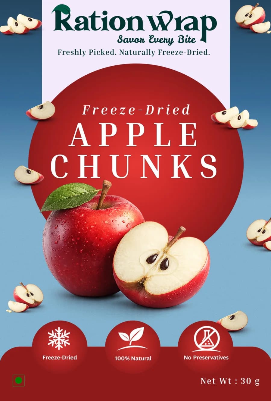 Apple Chunks — front of pack
