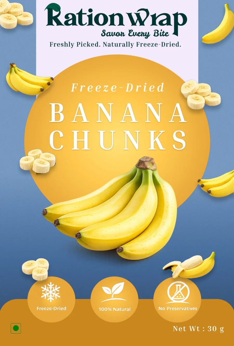 Banana Chunks — front of pack