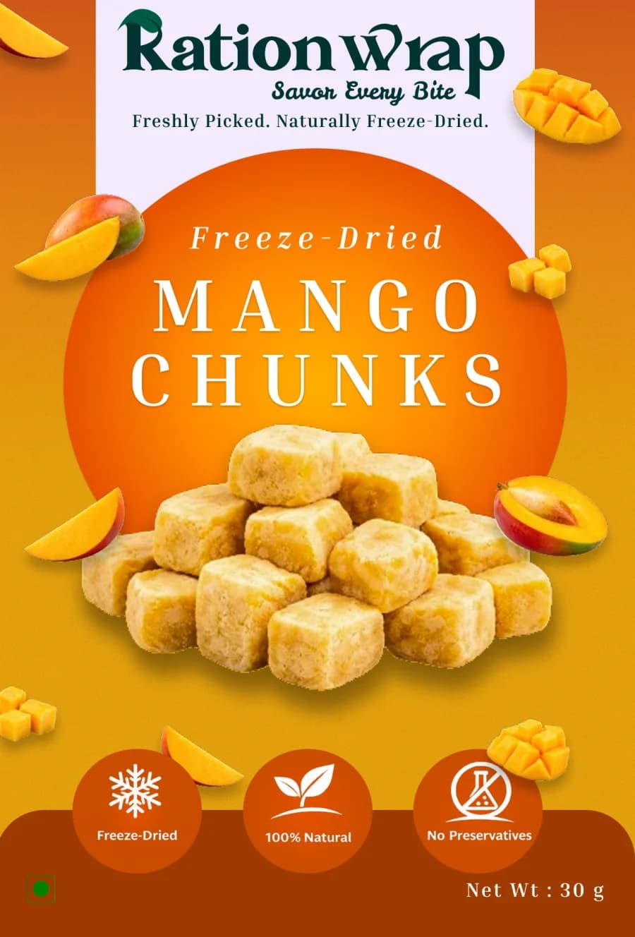 Mango Chunks — front of pack