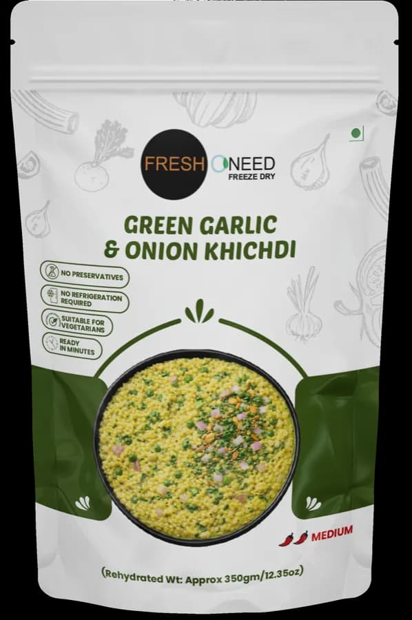 Green Garlic & Onion Khichdi