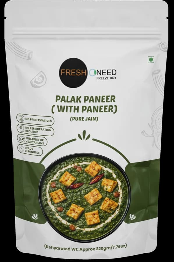 Palak Paneer (Jain)