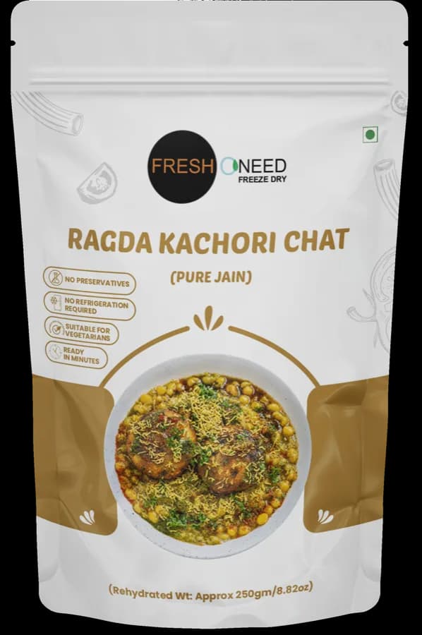 Ragda Kachori Chaat (Jain)