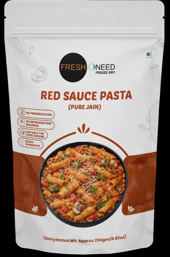 Red Sauce Mix Veg Pasta (Jain)
