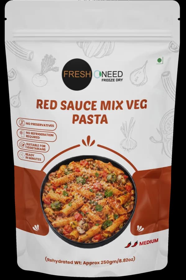 Red Sauce Mix Veg Pasta