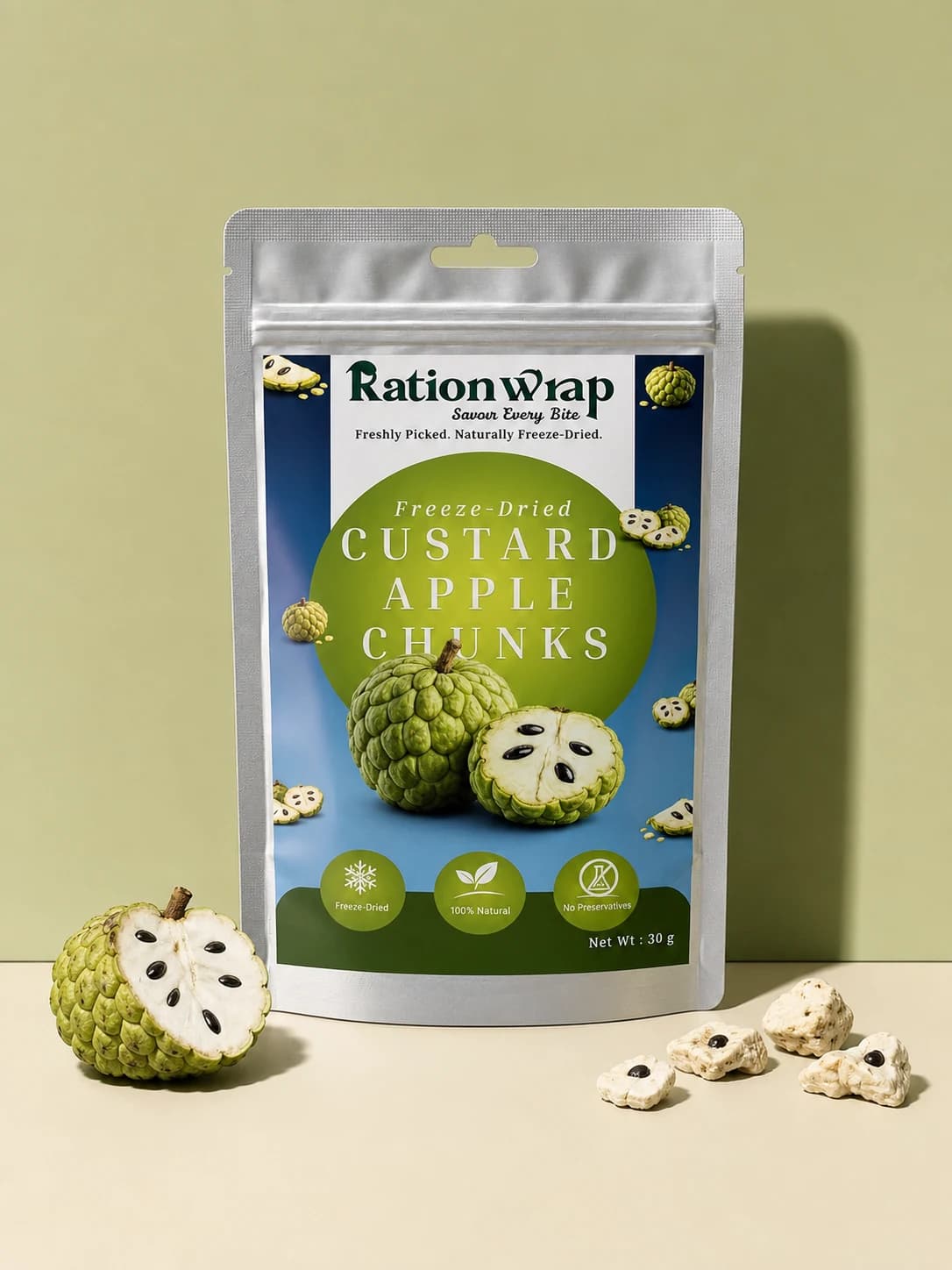 Custard Apple Chunks