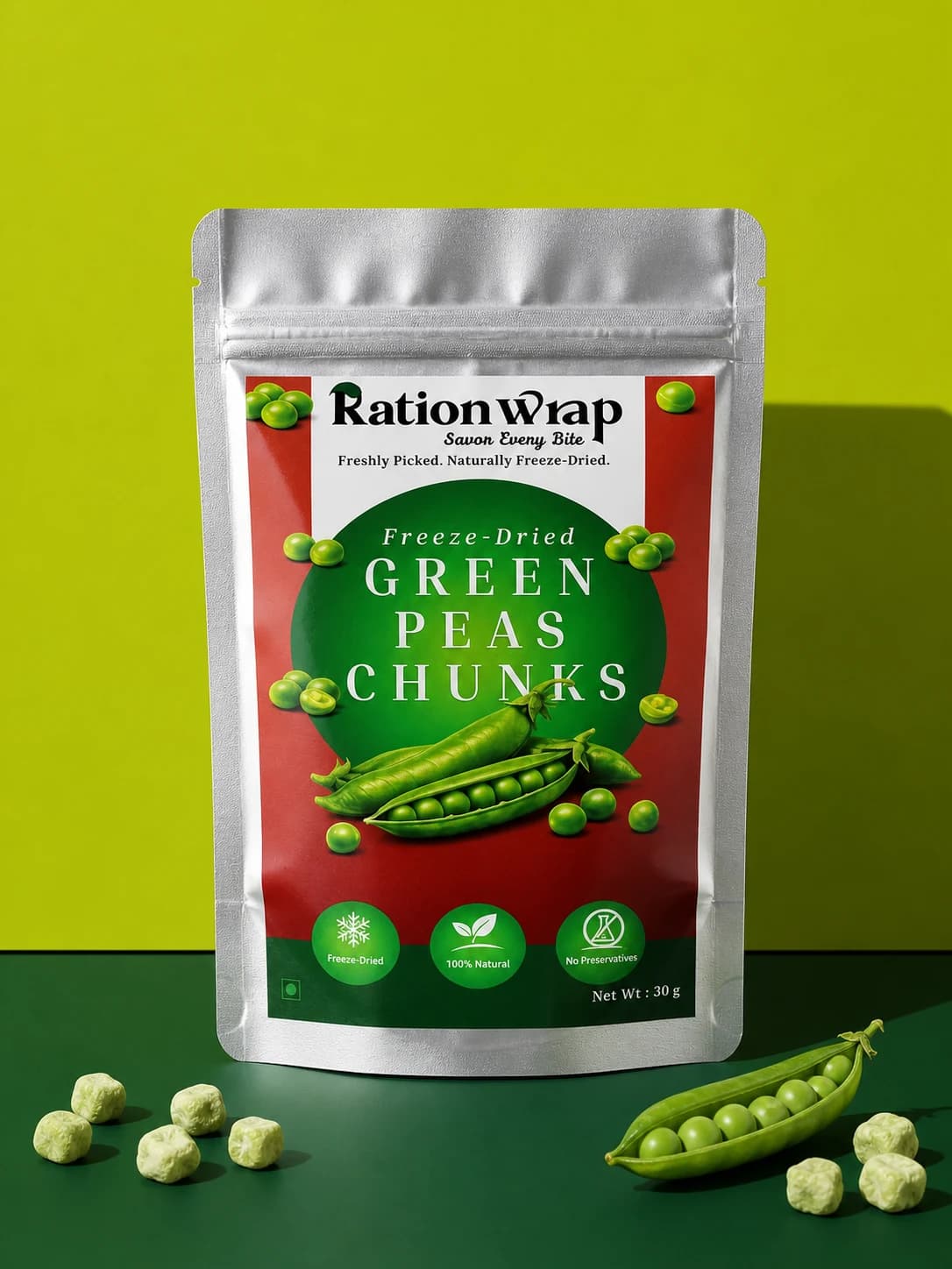 RationWrap Green Peas Chunks