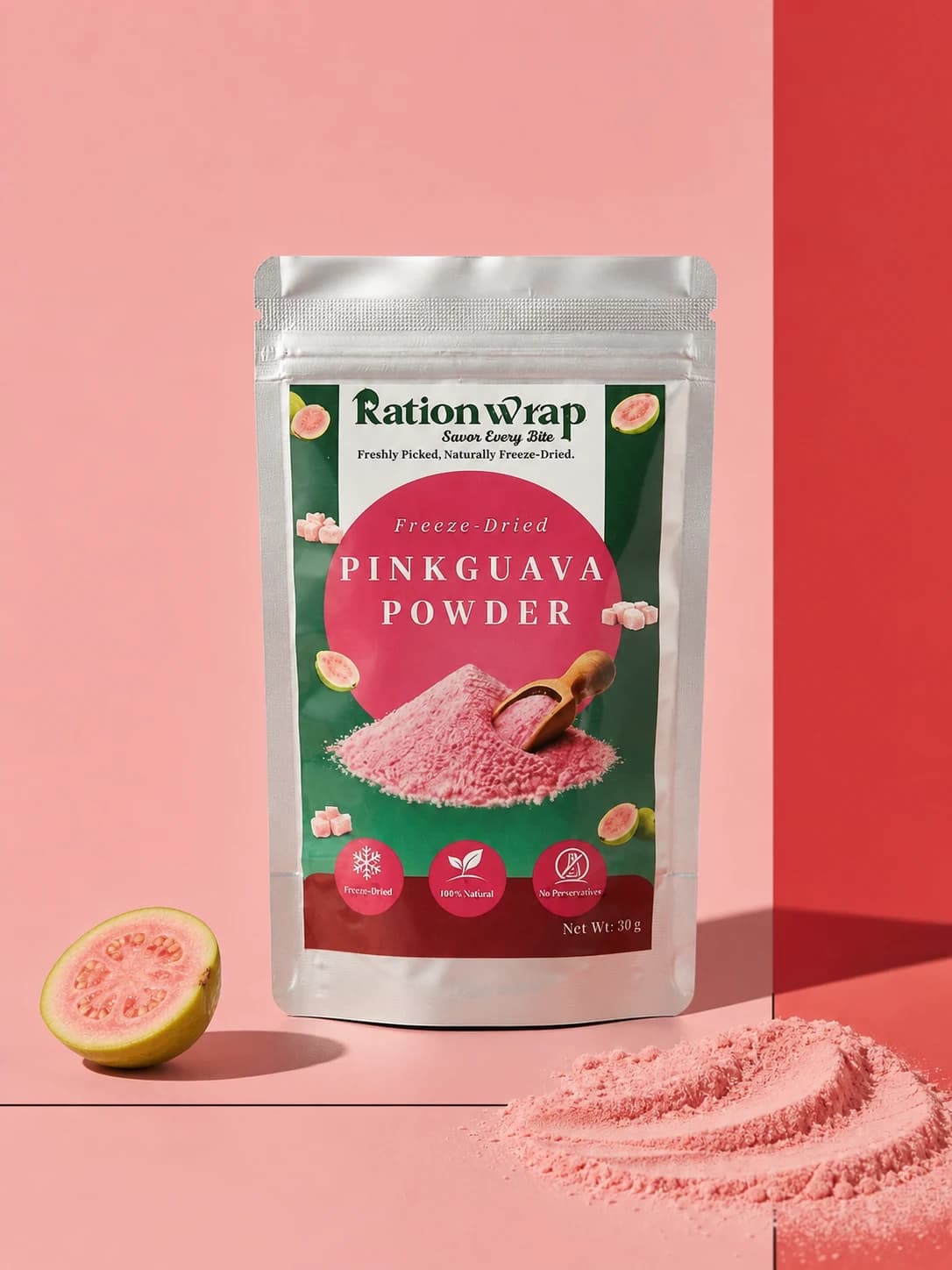 RationWrap Pink Guava Powder