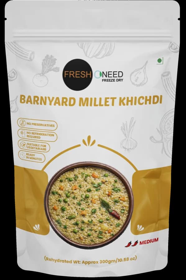Barnyard millet khichdi