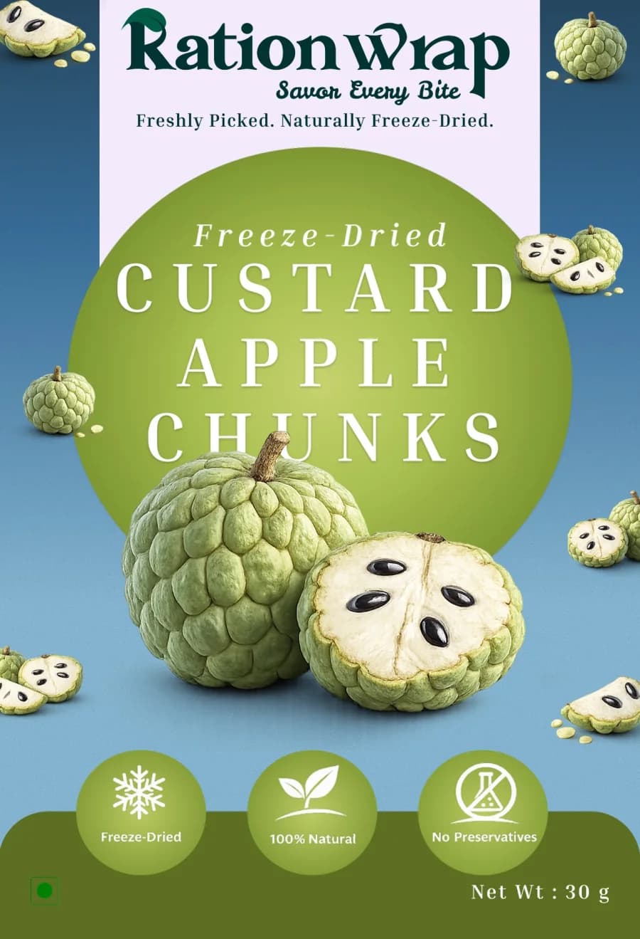Custard Apple Chunks — front of pack