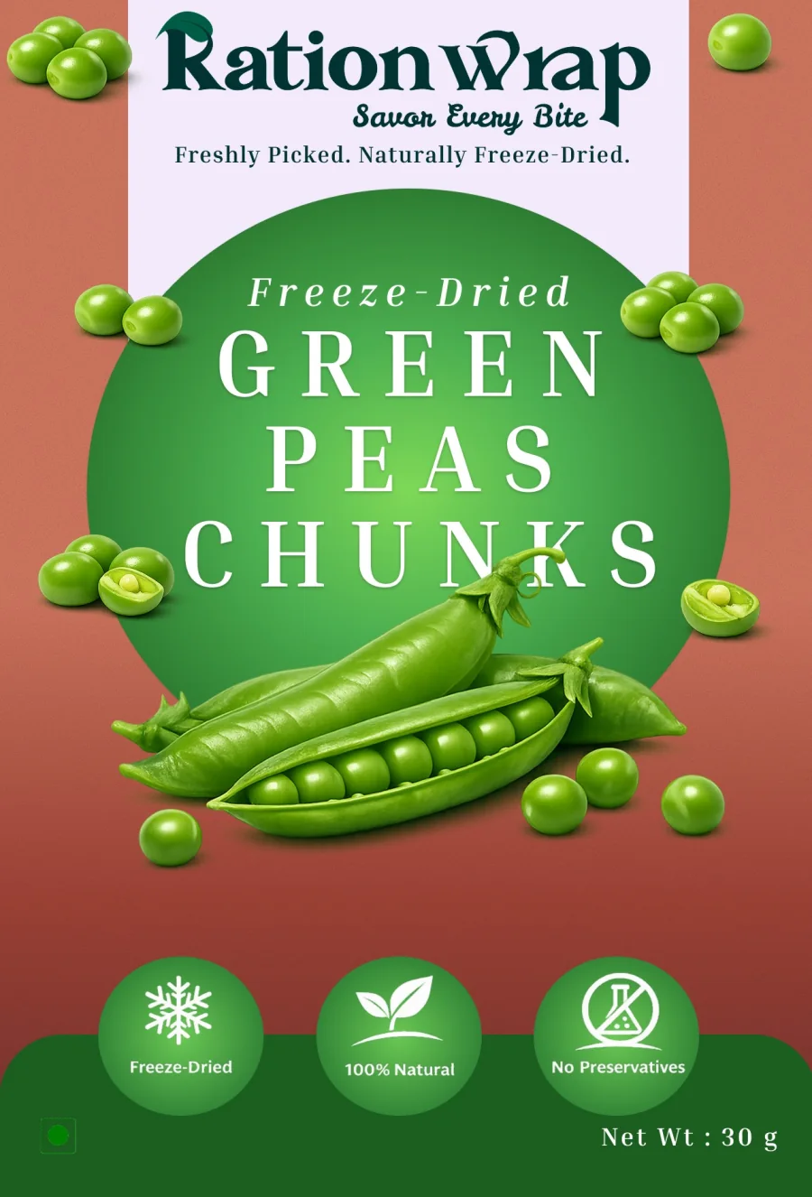 Green Peas Chunks — front of pack