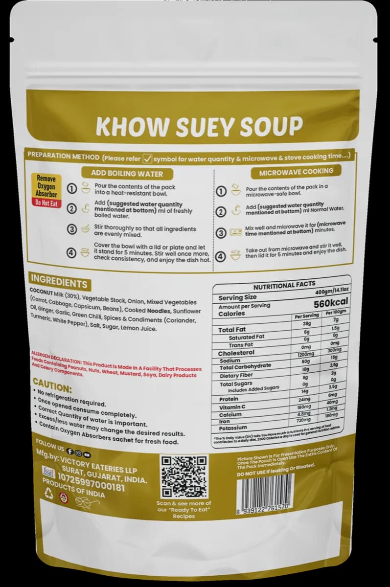 Khao Suey Soup — back of pack