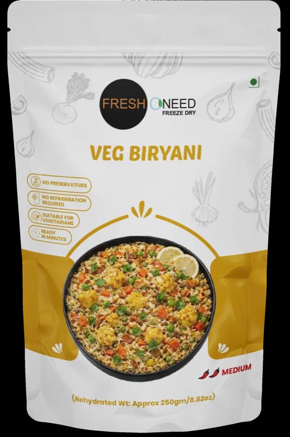 Veg Biryani — front of pack